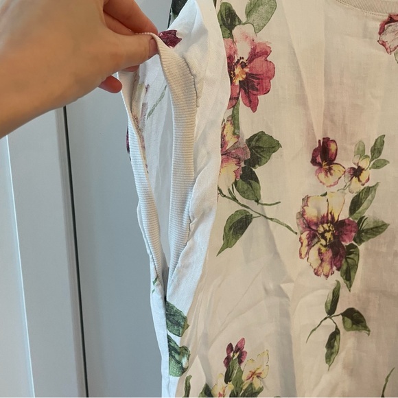 Floral linen tunic - Picture 3 of 4